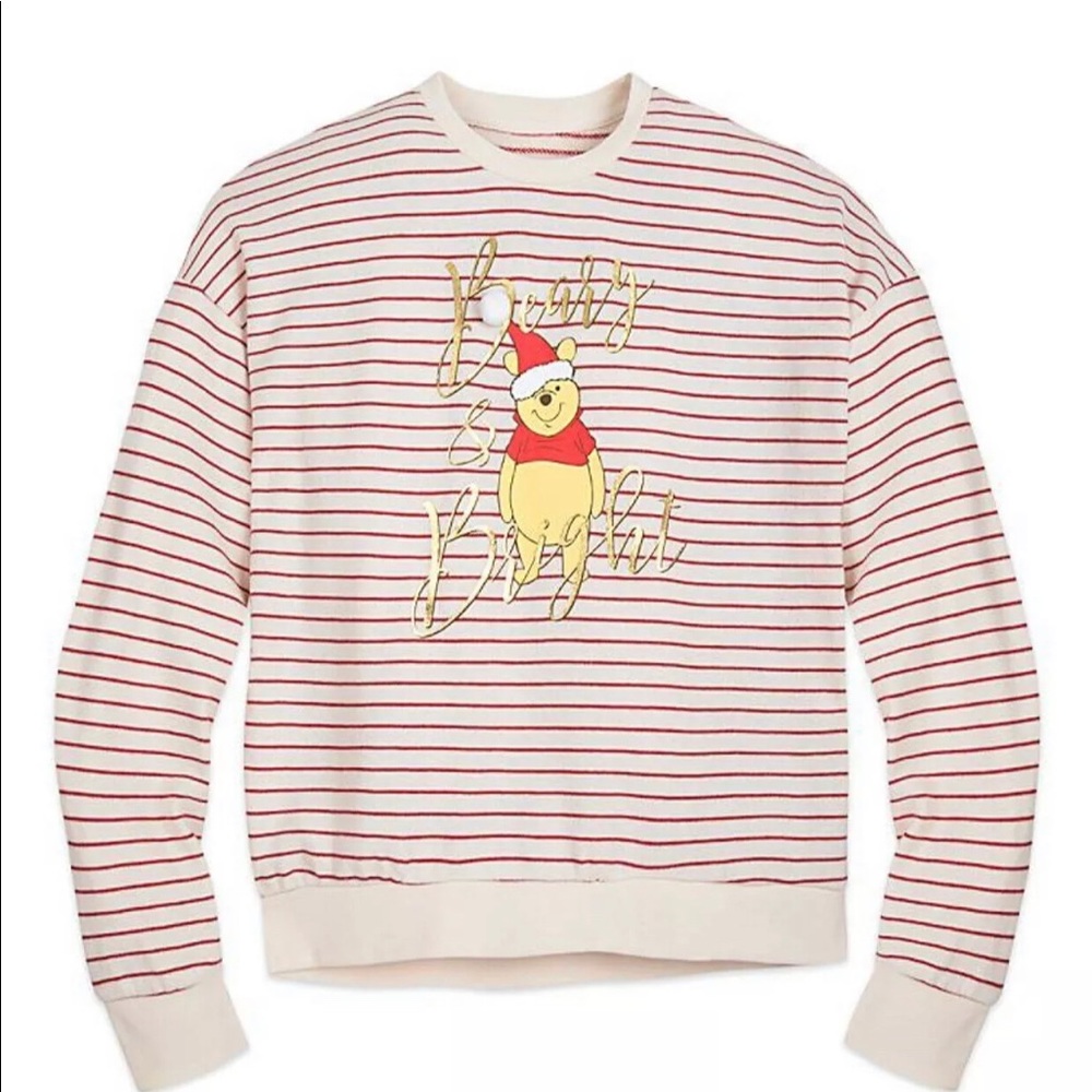 Disney Pooh Holiday Sweatshirt XL